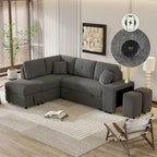 Fauteuil Club en Tissu du Milieu du Siècle — Capitonnage Boutonné, Cadre en Bouleau, 4 Couleurs