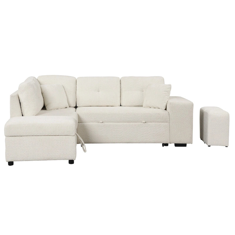 Fauteuil Club en Tissu du Milieu du Siècle — Capitonnage Boutonné, Cadre en Bouleau, 4 Couleurs