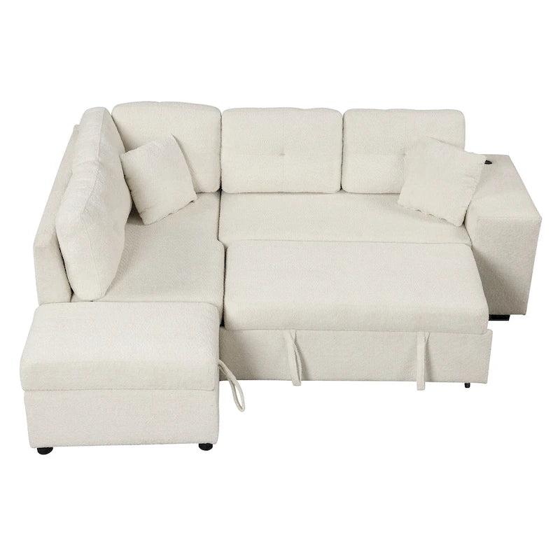 Fauteuil Club en Tissu du Milieu du Siècle — Capitonnage Boutonné, Cadre en Bouleau, 4 Couleurs
