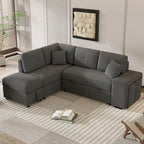 Fauteuil Club en Tissu du Milieu du Siècle — Capitonnage Boutonné, Cadre en Bouleau, 4 Couleurs