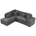 Fauteuil Club en Tissu du Milieu du Siècle — Capitonnage Boutonné, Cadre en Bouleau, 4 Couleurs