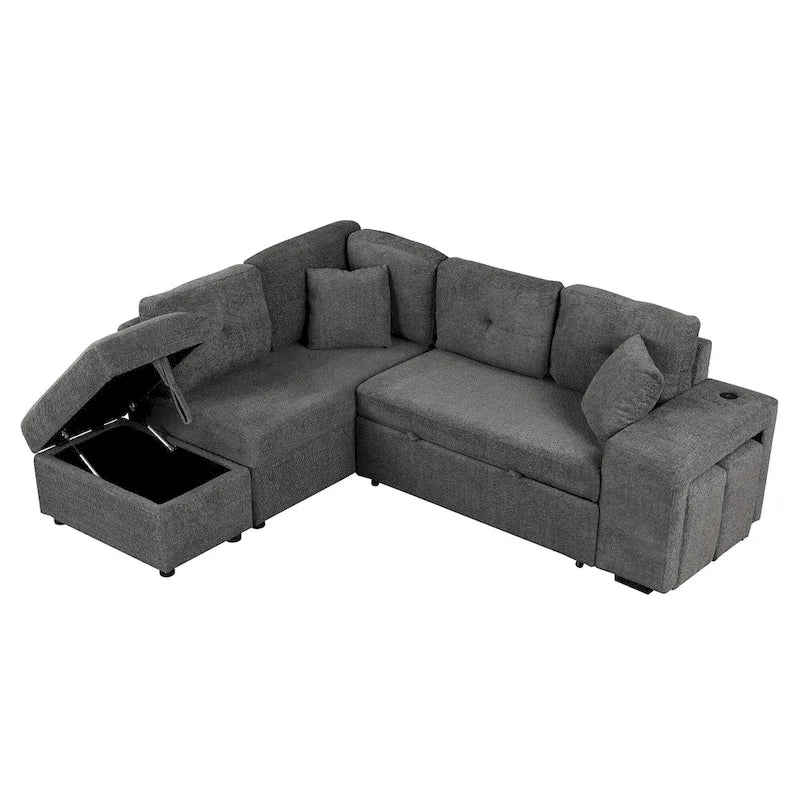 Fauteuil Club en Tissu du Milieu du Siècle — Capitonnage Boutonné, Cadre en Bouleau, 4 Couleurs