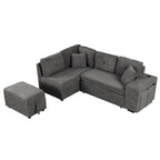 Fauteuil Club en Tissu du Milieu du Siècle — Capitonnage Boutonné, Cadre en Bouleau, 4 Couleurs