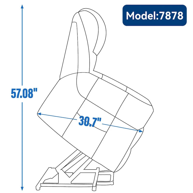 Fauteuil inclinable releveur en cuir véritable marron – Deux moteurs, massage et fonction chauffante