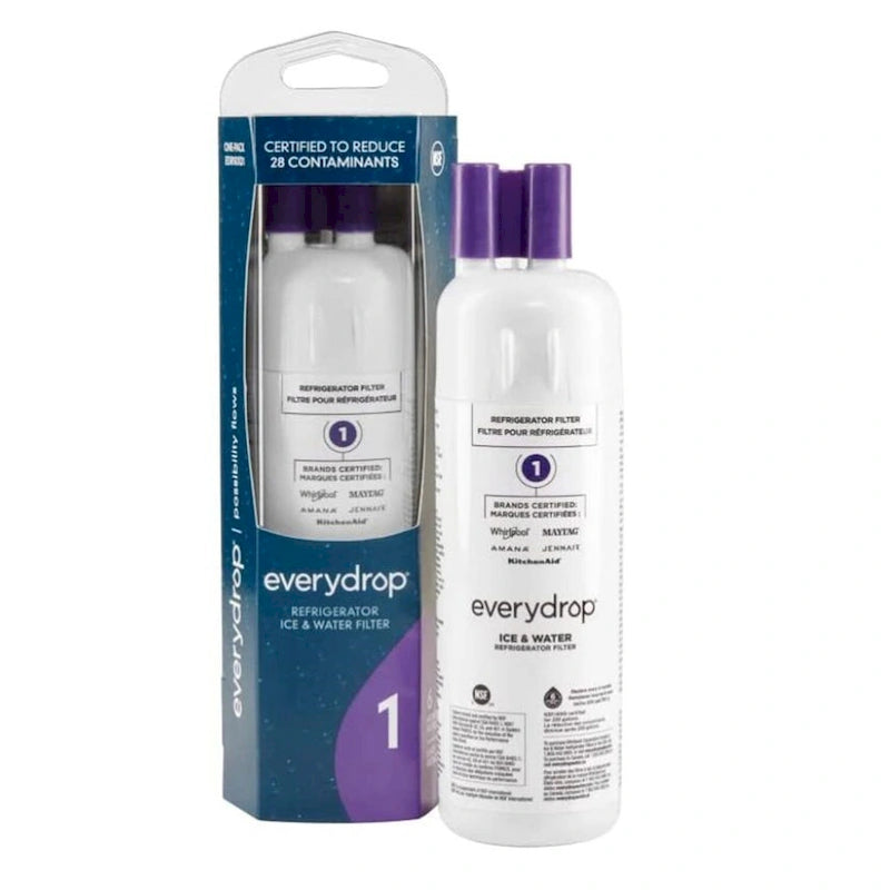 Filtre à eau et à glaçons pour réfrigérateur, paquet de 4 – Certifié NSF, réduit 28 contaminants