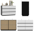 Commode moderne minimaliste à neuf tiroirs/six tiroirs, solution de rangement