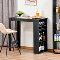 Bureau technologique avec 4 ports USB et tiroir — Structure en A en pin, 124 cm L