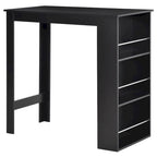 Bureau technologique avec 4 ports USB et tiroir — Structure en A en pin, 124 cm L