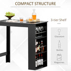 Bureau technologique avec 4 ports USB et tiroir — Structure en A en pin, 124 cm L