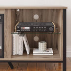 Meubles TV avec cheminée pour téléviseurs de 75 pouces Meuble TV console de divertissement de jeu - 71 pouces