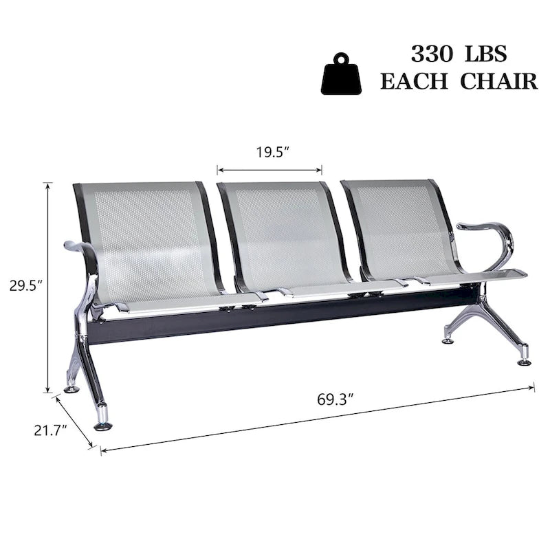 Fauteuil inclinable contemporain Graphite — Coussins cascade, revêtement en tweed