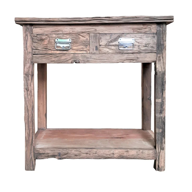 Table à manger extensible plateau verre — Piètement bois massif, 6 à 10 places, 180–269 cm (L)