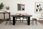 Solid Wood Oval Dining Table