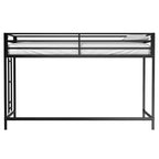 Lit superposé mi-hauteur junior noir Pour chambre à coucher