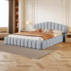 Table basse de style rustique avec plateau relevable et 2 tiroirs — 101,1 cm L