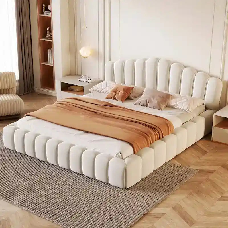 Table basse de style rustique avec plateau relevable et 2 tiroirs — 101,1 cm L