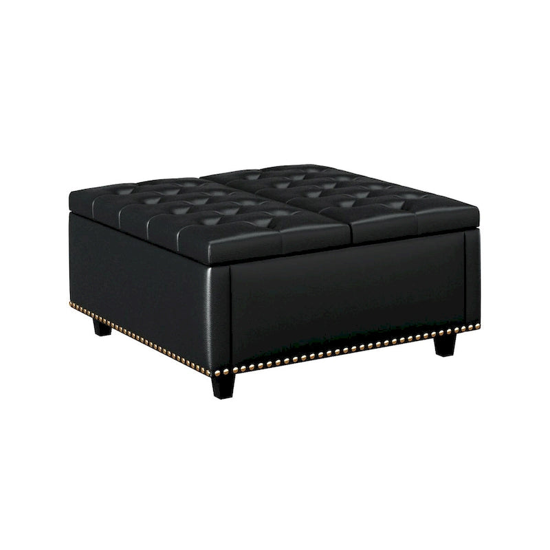 Table de chevet 2 tiroirs style Mid-Century Modern — Gris vieilli, pieds fuselés