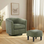 Fauteuil club contemporain à haut dossier à oreilles — Rembourré, pieds en bouleau, 71 cm H
